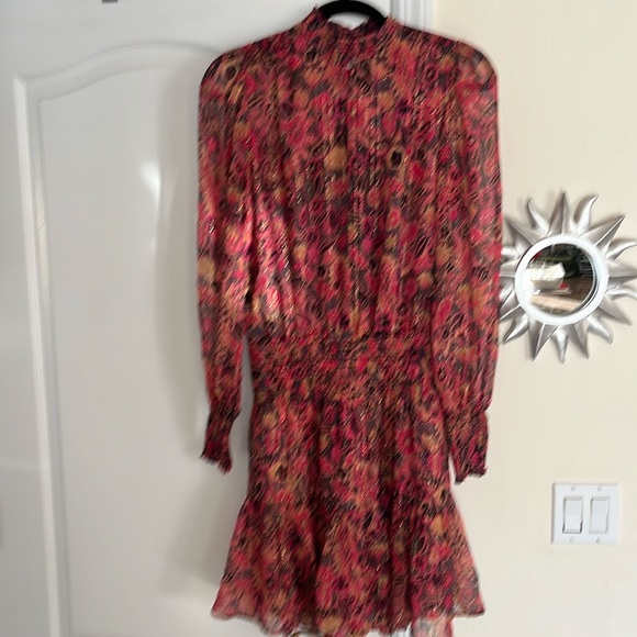 A.L.C. Dresses & Skirts - ALC LADIES PINK METALLIC SILK MINI DRESS-4-EUC/party/shower